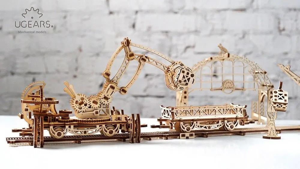 Ugears Rail Mounted Manipulator - 354 Pieces 1