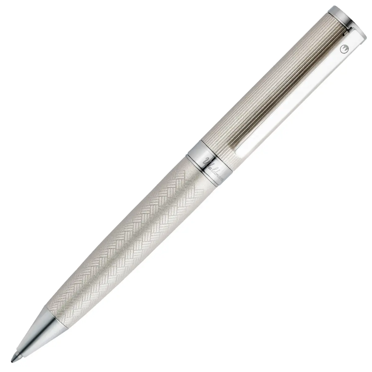 Waldmann Kugelschreiber Nova Silber, Mattiert 1