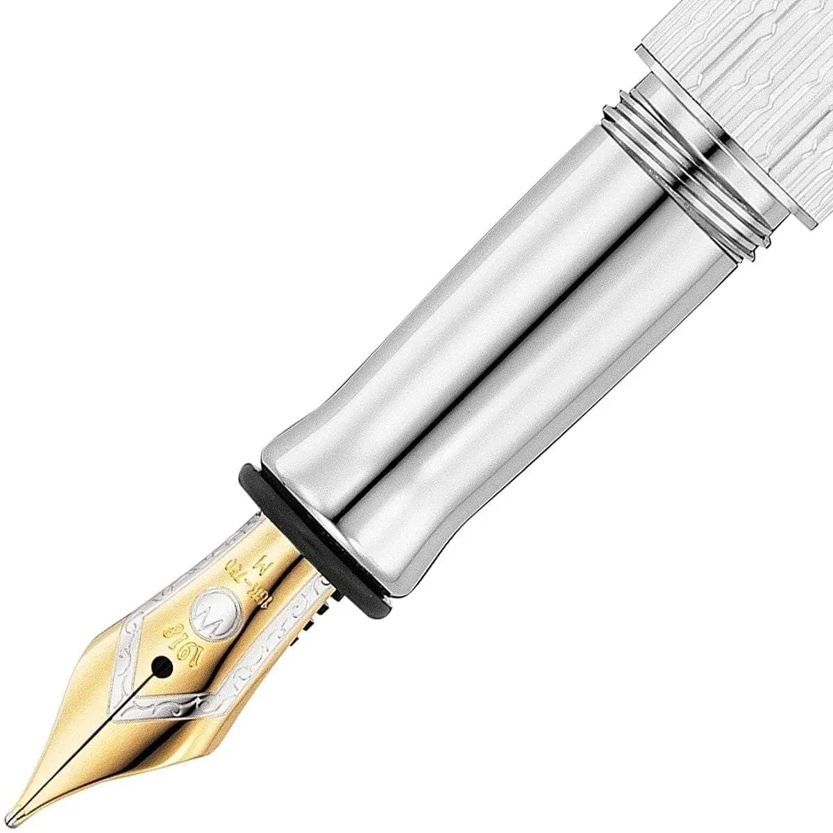 Waldmann, Füller Tango, Imagination, Guillochiert, 18K Feder, Weiss 4