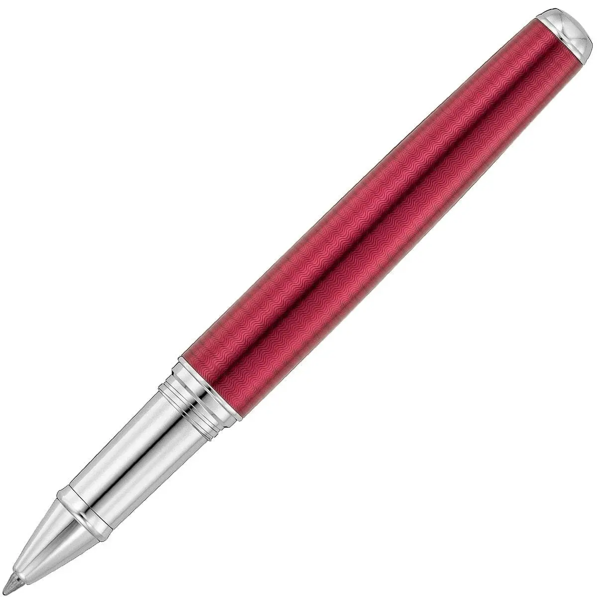 Waldmann, Tintenroller Grandeur, Nadelstreifen, Guillochiert, Burgundrot 1