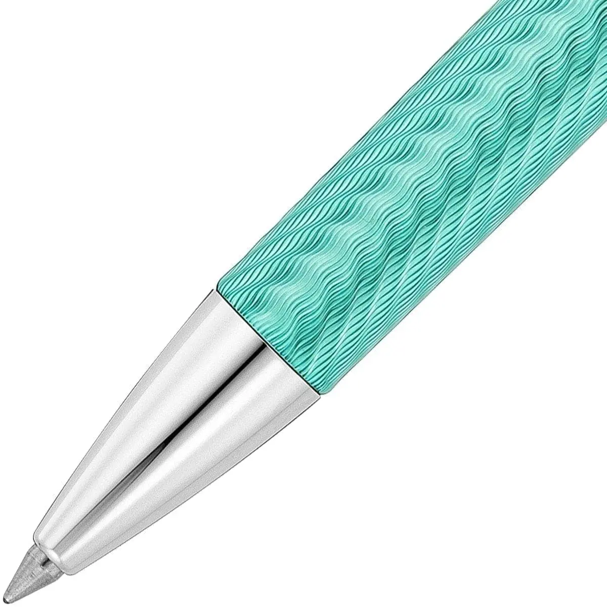 Waldmann, Tintenroller Liberty, Wellen, Guillochiert, Aquamarine 2