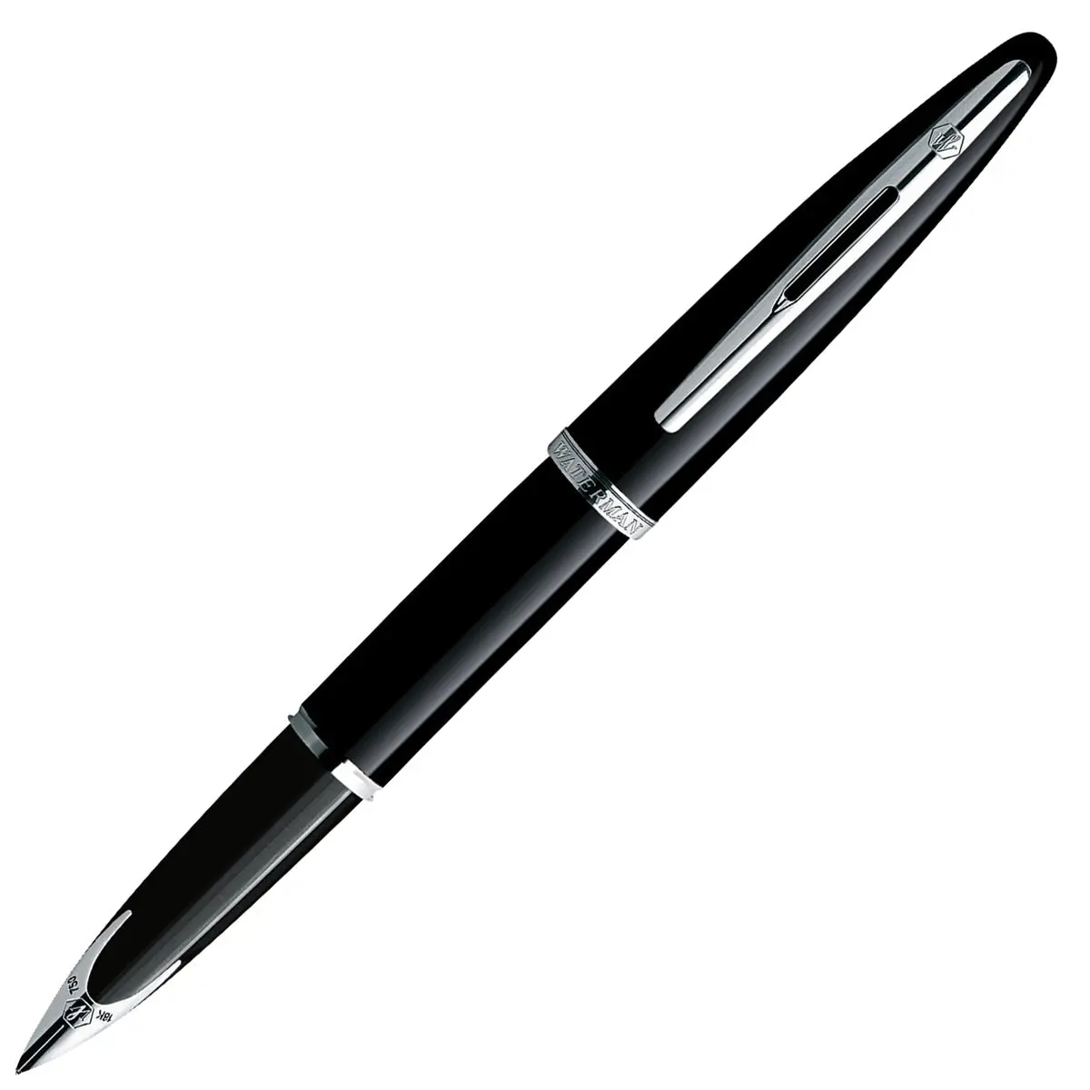 Waterman, Füller Carène, Silber, 18K Feder, Schwarz 1