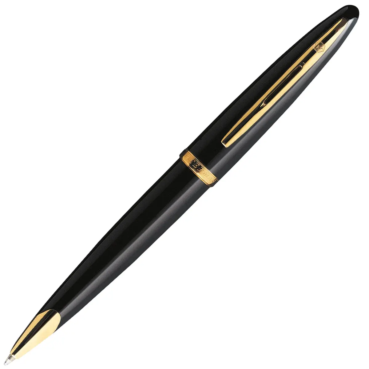 Waterman, Kugelschreiber Carène, Gold Mittel, Schwarz 1