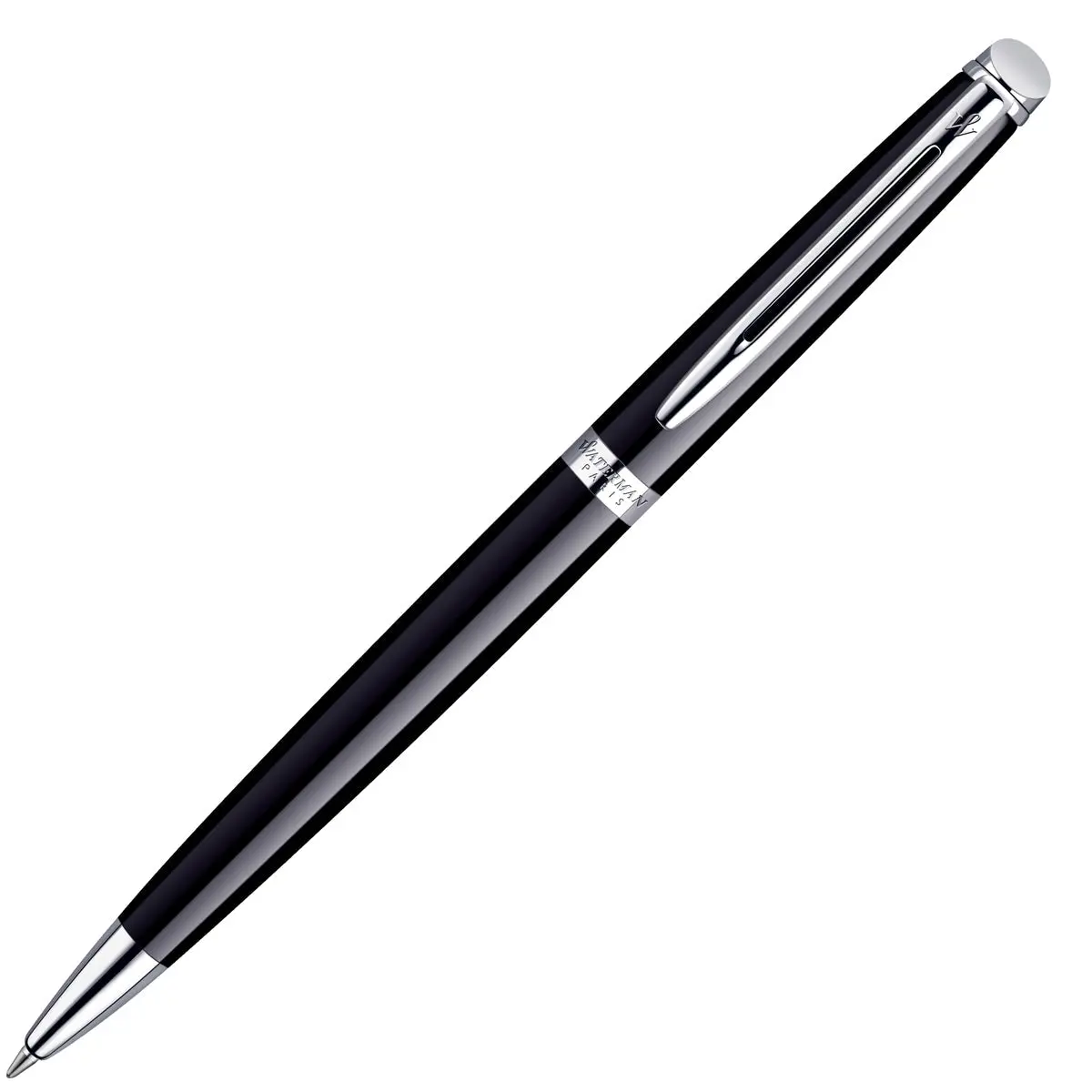 Waterman, Kugelschreiber Hémisphère, Chrom Mittel, Schwarz 1