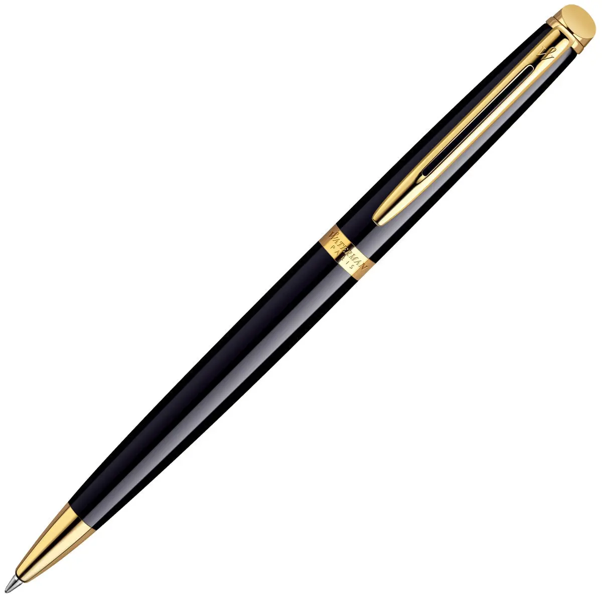 Waterman, Kugelschreiber Hémisphère, Gold Mittel, Schwarz 1