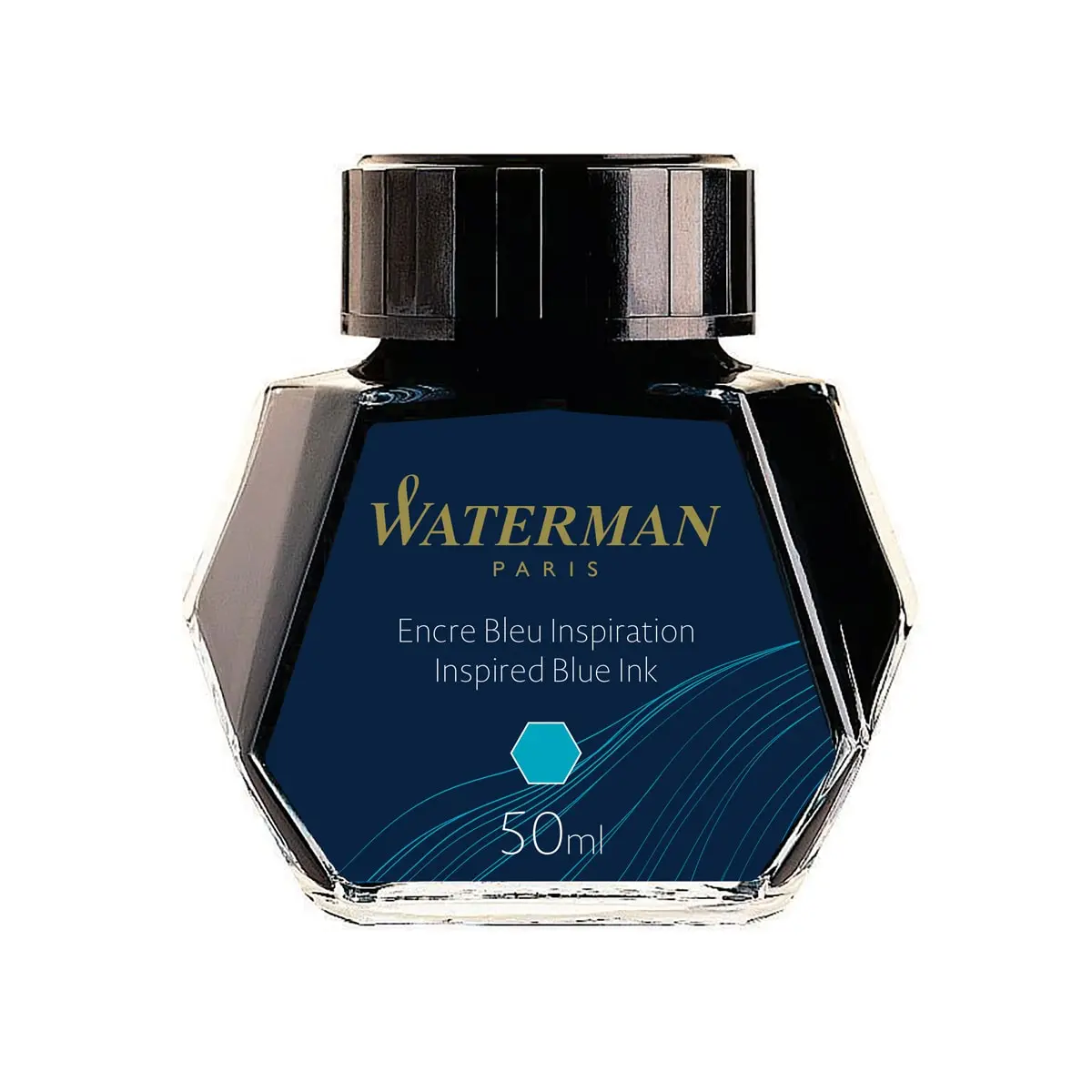 Waterman, Tintenglas, Inspired Blue 1