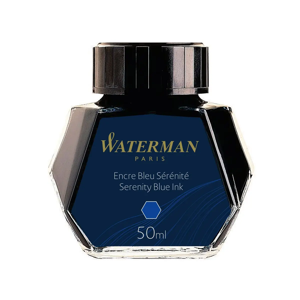 Waterman, Tintenglas, Serenity Blue 1