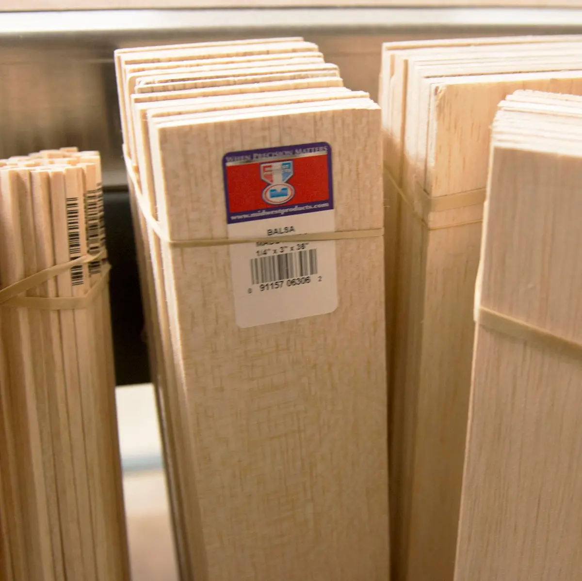 Midwest Balsa Strips 1/16 X 1/16 X 36 (60) 1