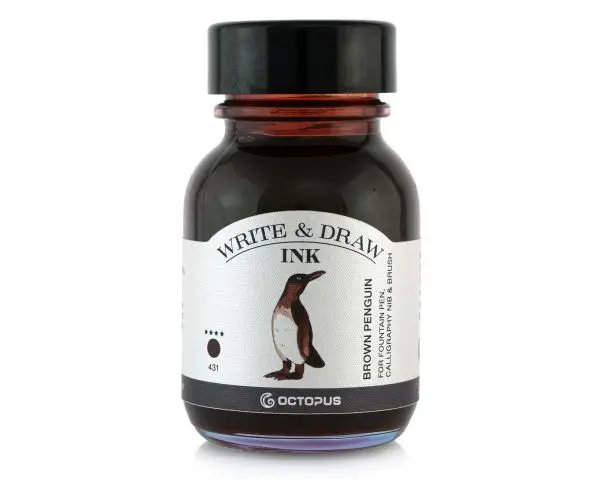 Octopus Write & Draw Ink Schreib- Und Zeichentusche Brown Penguin Braun 1