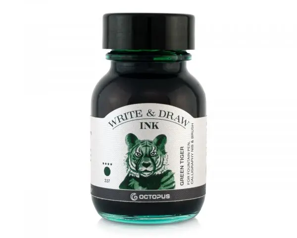 Octopus Pigmentierte Schreib- Und Zeichentusche Write & Draw Ink Green Tiger 1