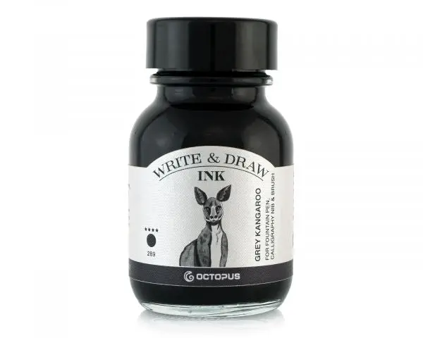 Octopus Schreib- Und Zeichentusche Write & Draw Ink 289 Grey Kangaroo Grau 1