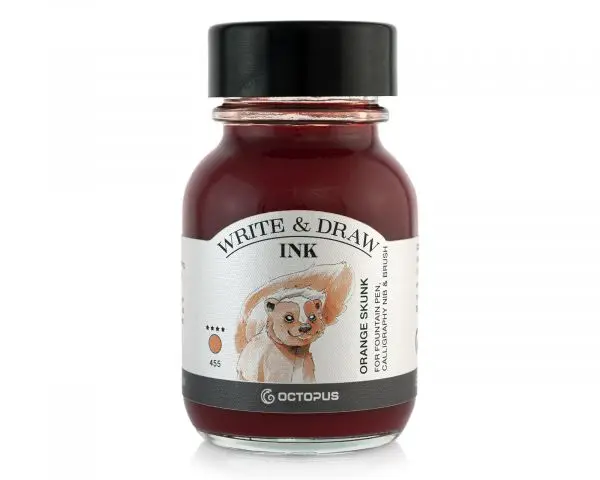 Octopus Pigmentierte Schreib- Und Zeichentusche Write & Draw Orange Skunk 455 1