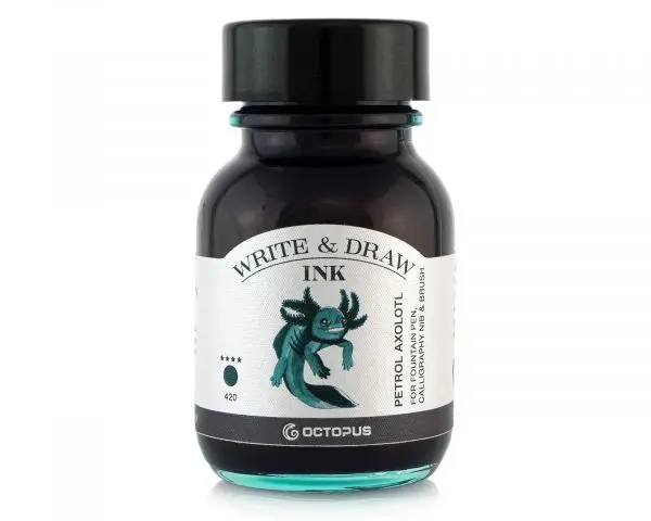 Octopus Schreib- Und Zeichentusche Write & Draw Ink 420 Petrol Axolotl 1