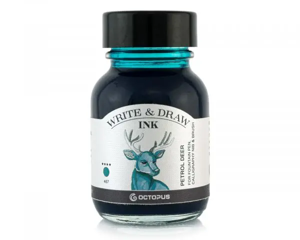 Octopus Schreib- Und Zeichentusche Octopus Write & Draw 467 Petrol Deer Petrol 1