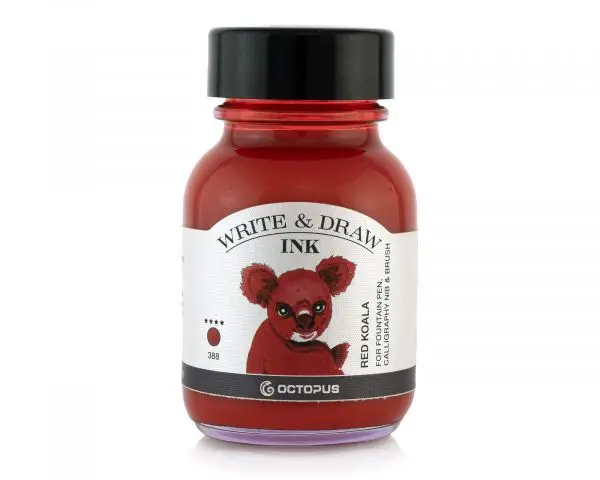Octopus Schreib- Und Zeichentusche Write & Draw Ink Kollektion Red Koala Rot 388 1