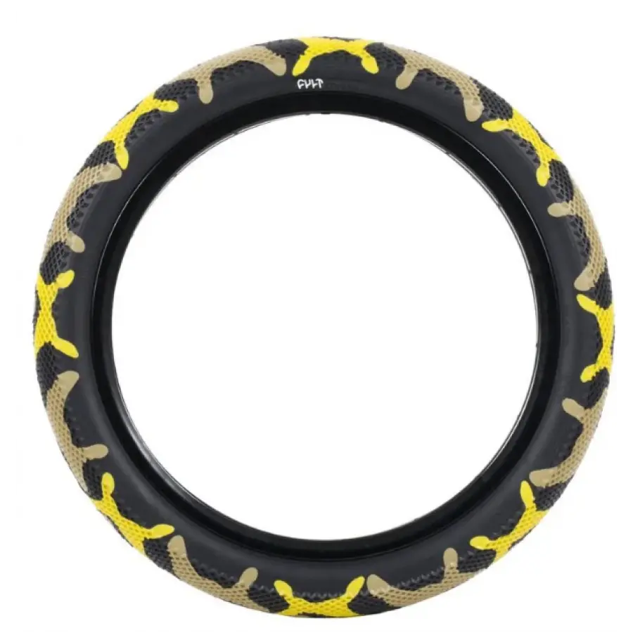 Cult X Vans Tire 20X2.40” (Yelllow/Black) 1