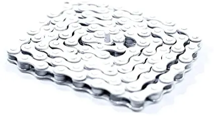 Kmc S1 Chain Single Speed 1/8'' 112L: White 1