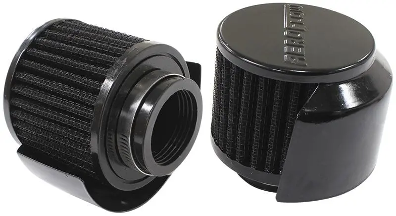 Af2271-1514 Black Clamp-On Breather With Integrated Shield For Clean Venting 1