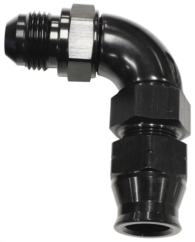 90-Degree Tube-To-An Adapter – 5/8-Inch To -10An Black Anodized Fitting 1