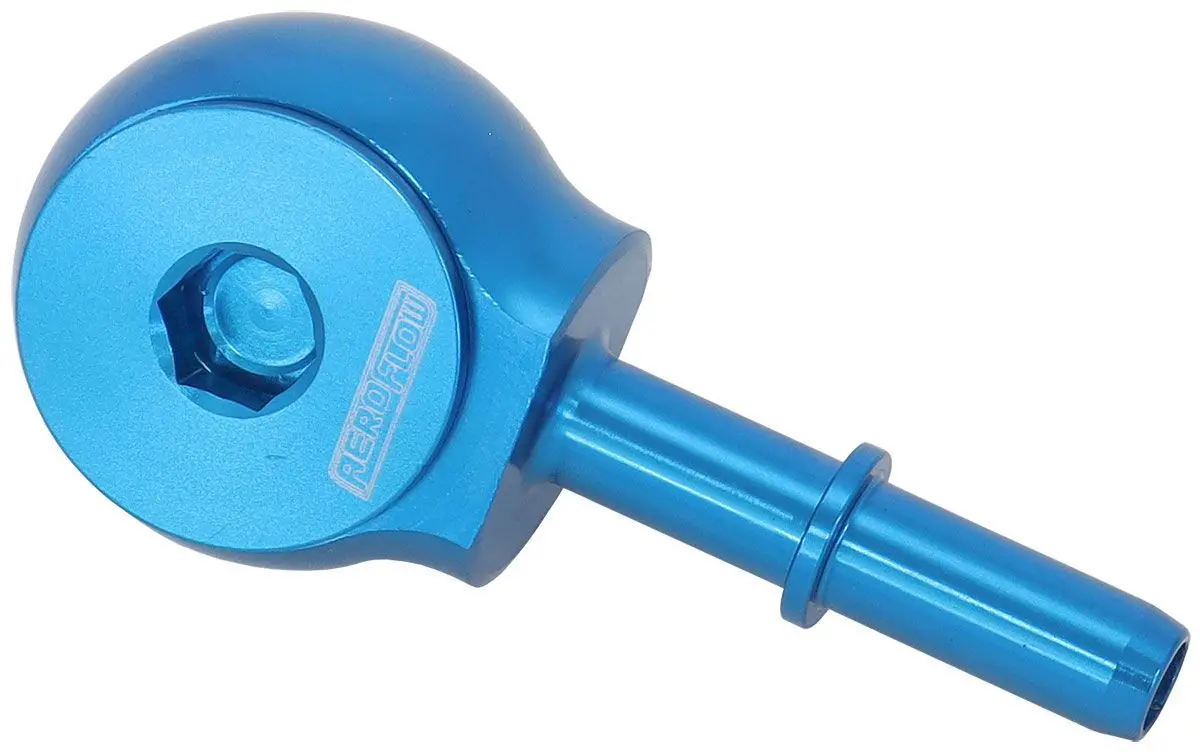 Af969-06-08 Low-Profile 90° -8Orb To 3/8" Efi Push-On Adapter 1
