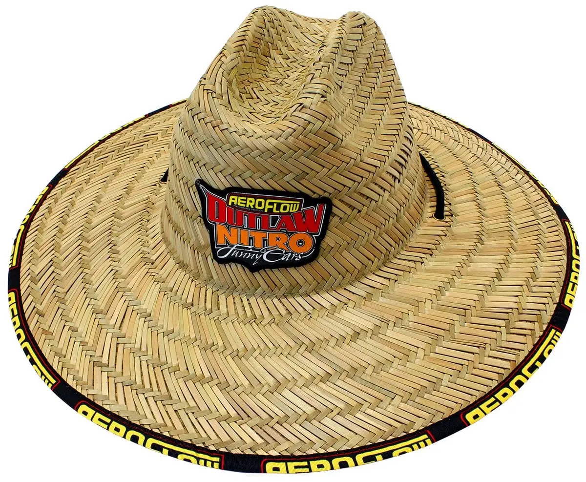 Aeroflow Outlaw Nitro Funny Car Straw Hat – Race-Inspired Headwear (Af99-3013) 1