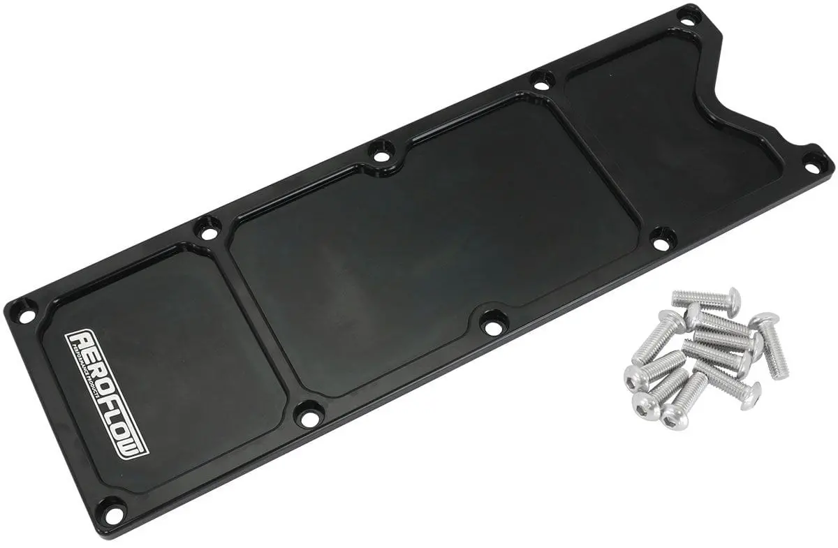Gm Ls1 Billet Valley Cover – Black-Anodized Af77-5015Blk 1