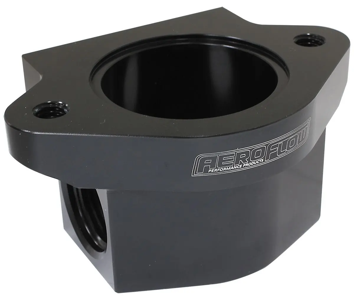 Billet Remote Thermostat Housing – Black Anodized Coolant Control Unit 1