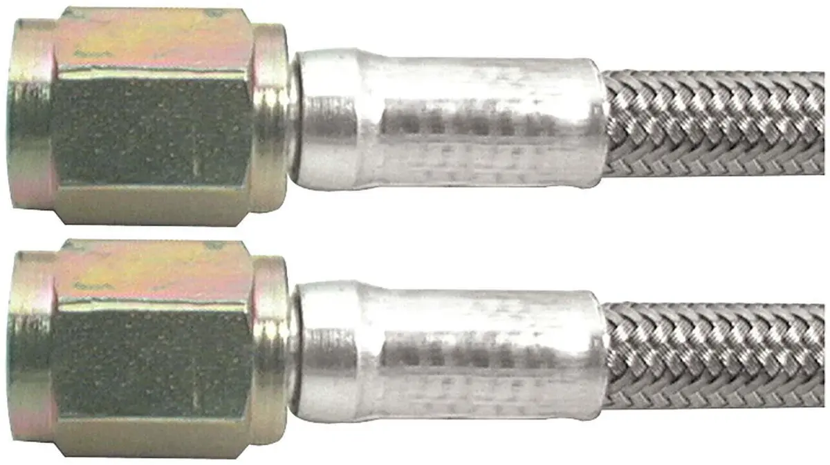 Allstar Performance All46300-42 Braided Stainless Steel Brake Lines 1