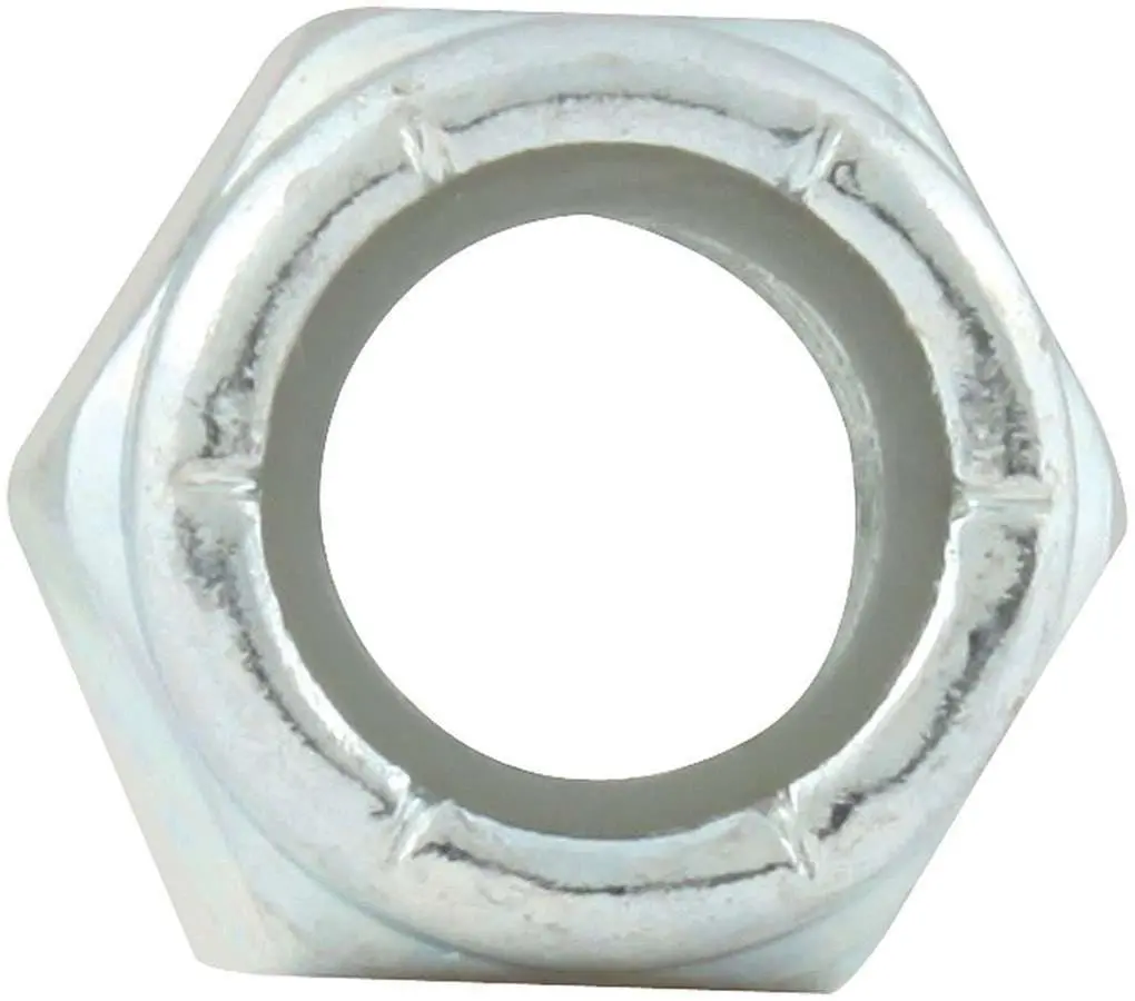 Allstar Nylon-Locking Hex Nuts – Reusable, Vibration-Resistant Fasteners (All16062-10) 1