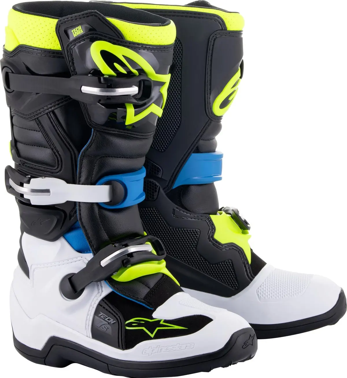 Alpinestars 2015 Mx Tech 7S Motocross Boots – Size 1795, Black/Red 1
