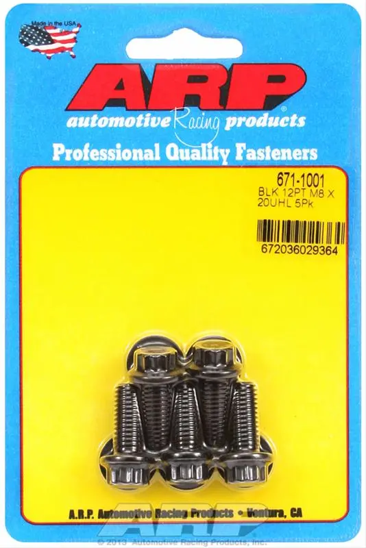 Arp 671-1001 Chromoly Steel Engine Bolts – Grade 8+ Strength For Critical Fastening Points 1