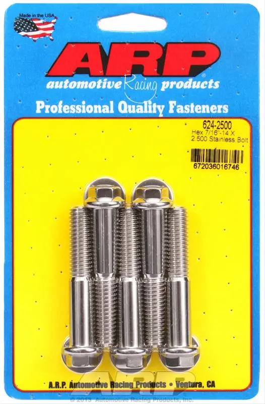 Arp 624-2500 Stainless Steel Socket Head Cap Screws – Grade 8740 1