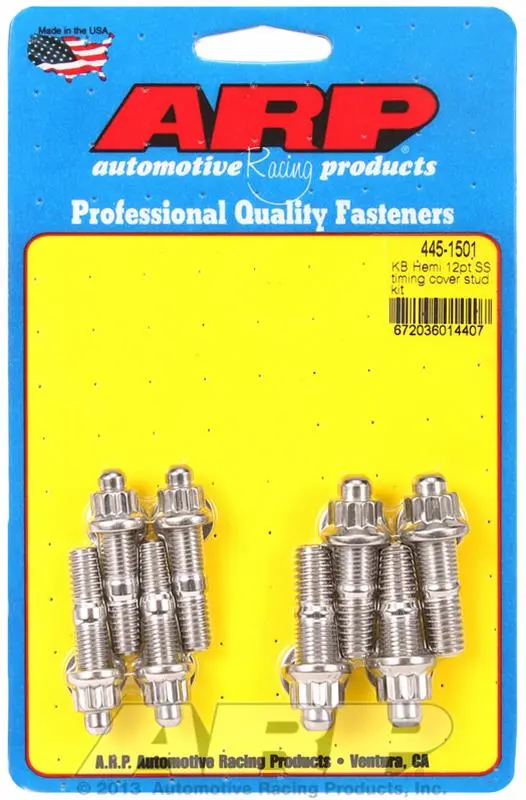 Arp Timing Cover Stud Kit – Precision-Machined Stainless Steel Fastening System 1