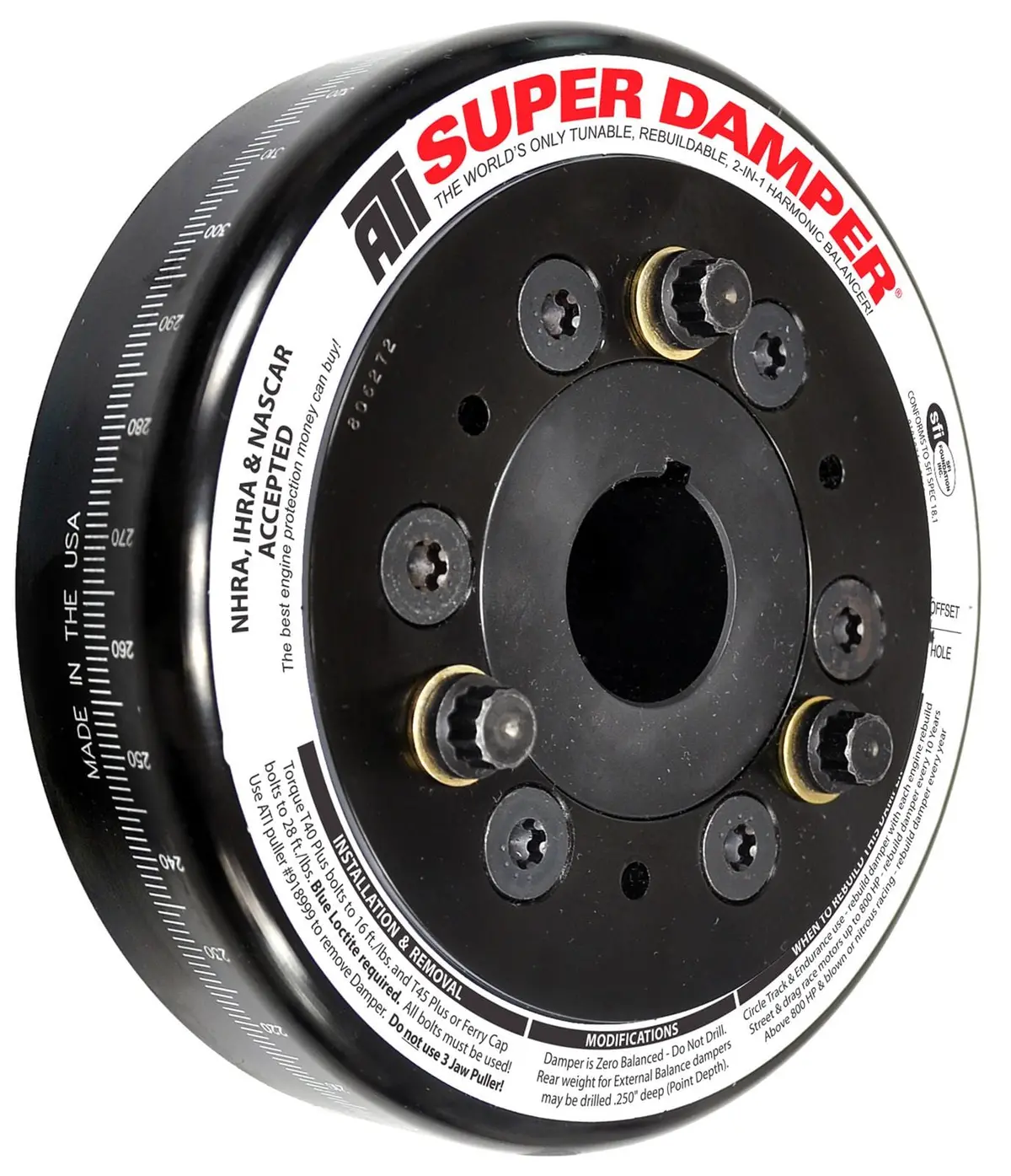 Ati Performance Harmonic Damper – Gen V Small-Block Compatible (Ati917781U) 1