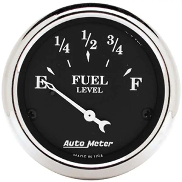Old Tyme Black Series Electric Fuel Level Sending Unit & Gauge Kit (Au1718) 1