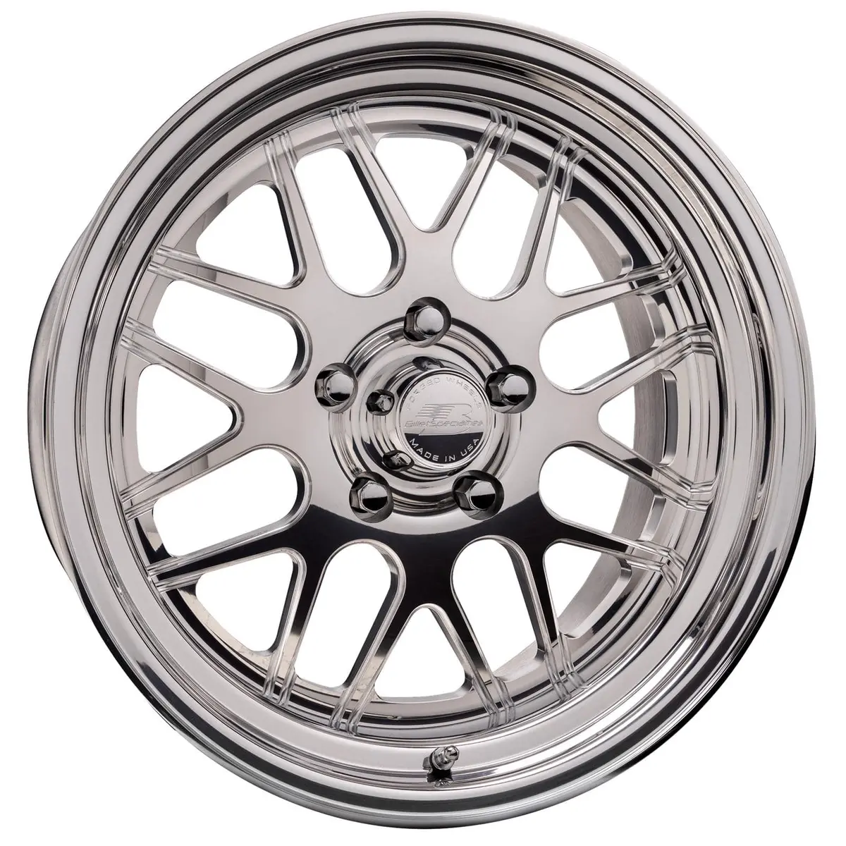 Billet Specialties Amc63210 Turbo-Polished Custom Amc63 Wheel Set 1