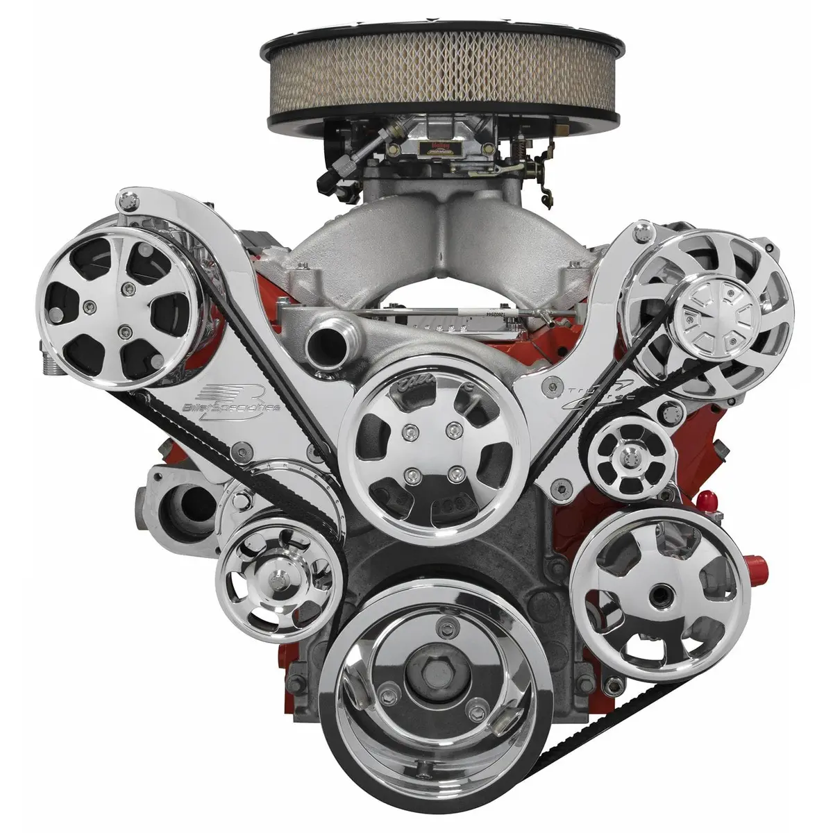 Billet Specialties 13460P Tru Trac Serpentine Drive System – Includes A/C Compressor Bracket 1