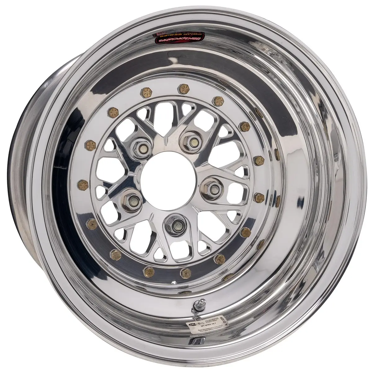 Billet Specialties Csb-Series Wheel – 15X6", 5X5" Bolt Pattern, Brushed Aluminum (Csb085146150) 1
