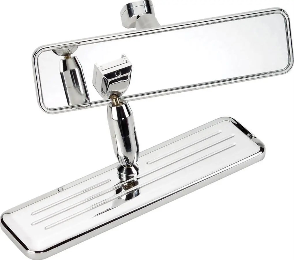 Bs257330 Polished Aluminum Ball-Milled Rearview Mirror Mount – Interior Upgrade 1
