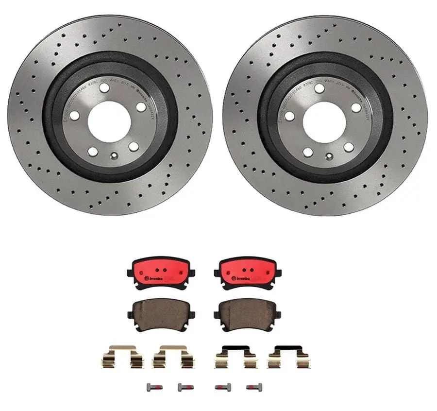 Ktx0072 Brembo Disc Brake Kit: Pads And Rotors For Enhanced Stopping Power 1