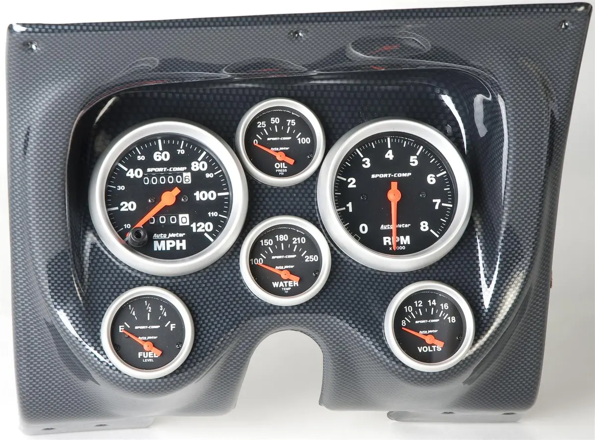 Classic Thunder Road Instrument Panel – Custom Dash With Autometer Gauges 1