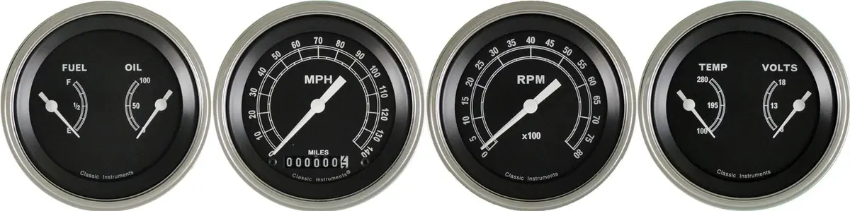 Classic Instruments Tr05Slf Traditional Series Gauge Kit 1