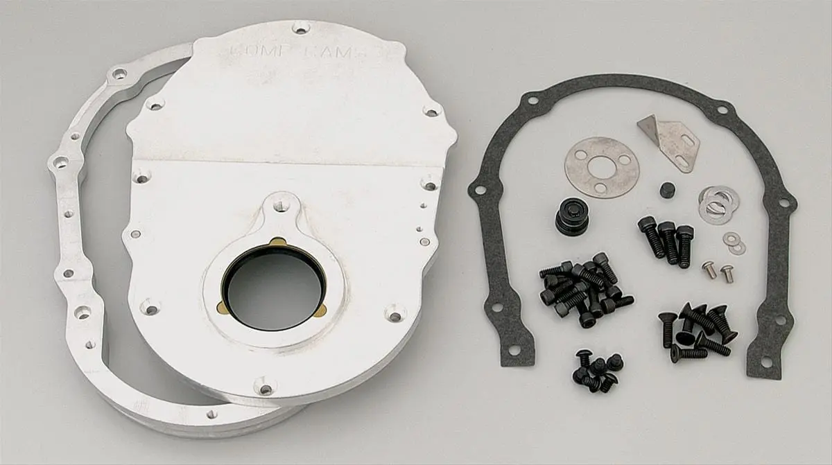 Comp Cams 217 Billet Aluminum Two-Piece Timing Cover – Lightweight & Rigid 1