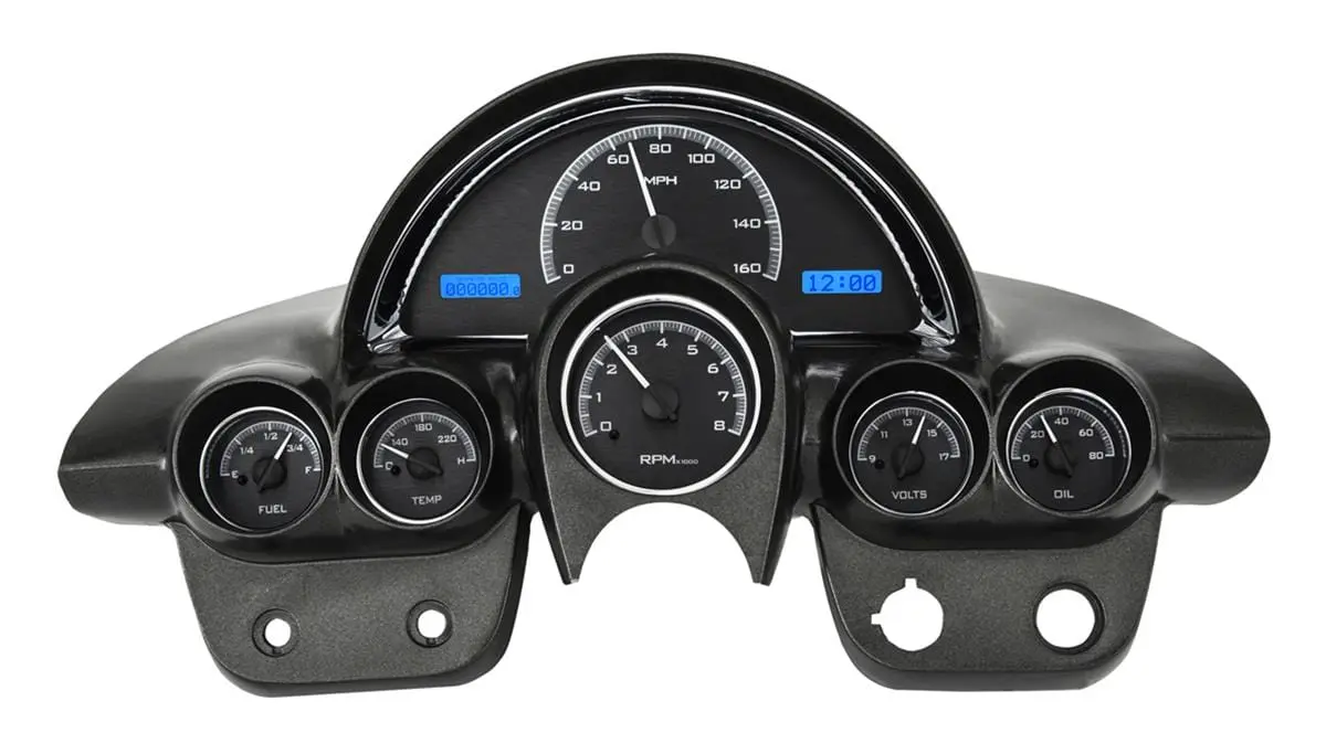 Dakota Digital Vhx-58C-Vet-K-B Analog Gauge System – Plug-And-Play Vehicle Integration 1