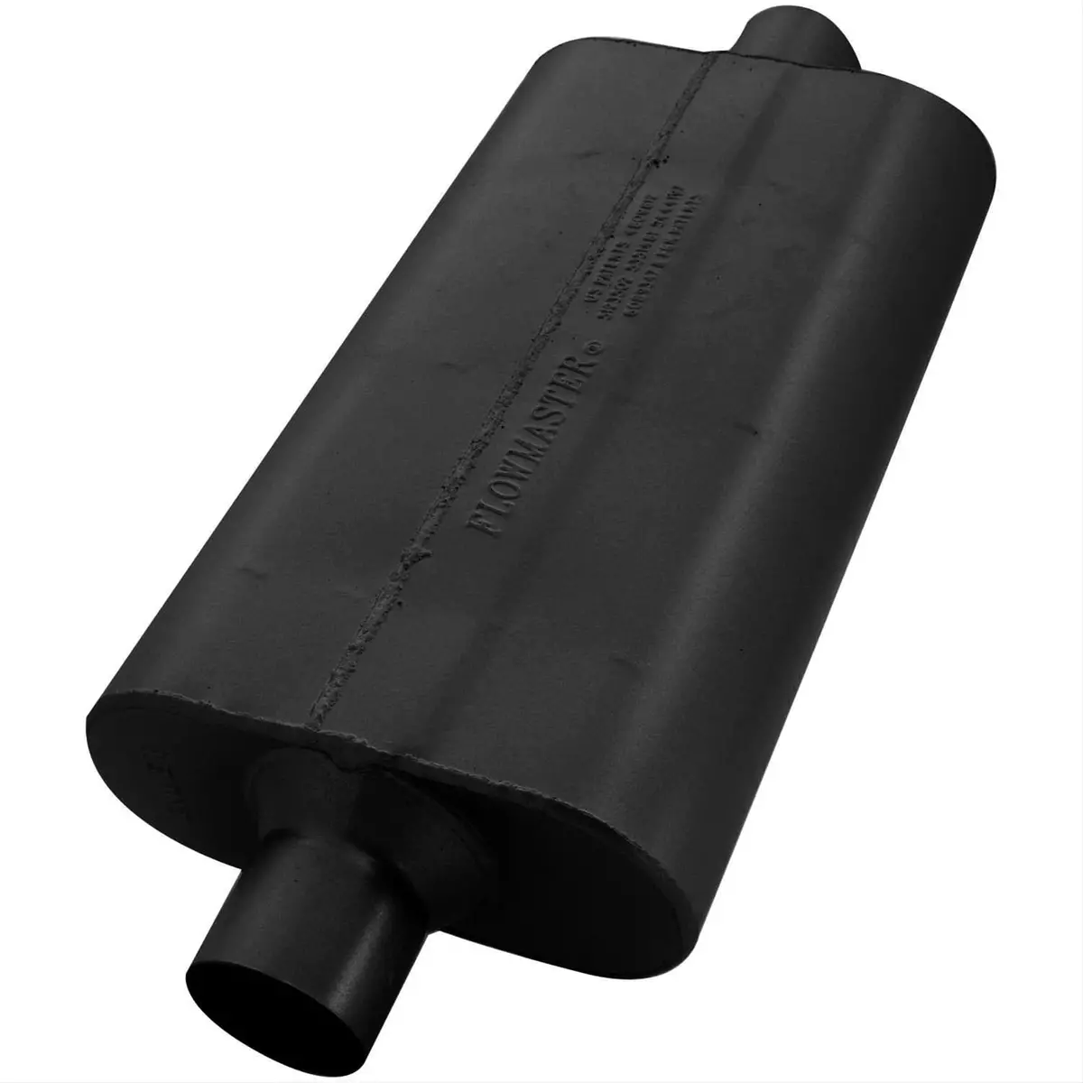 Flowmaster 50 Series Delta Flow Muffler – Dual Inlet, Single Outlet (942550) 1