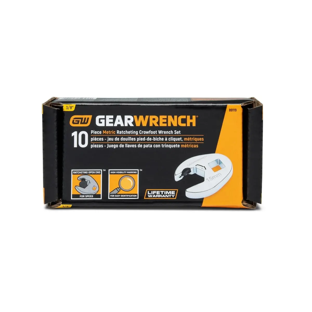 89119 Gearwrench Ratcheting Wrench With Dual-Sided Offset Heads 1