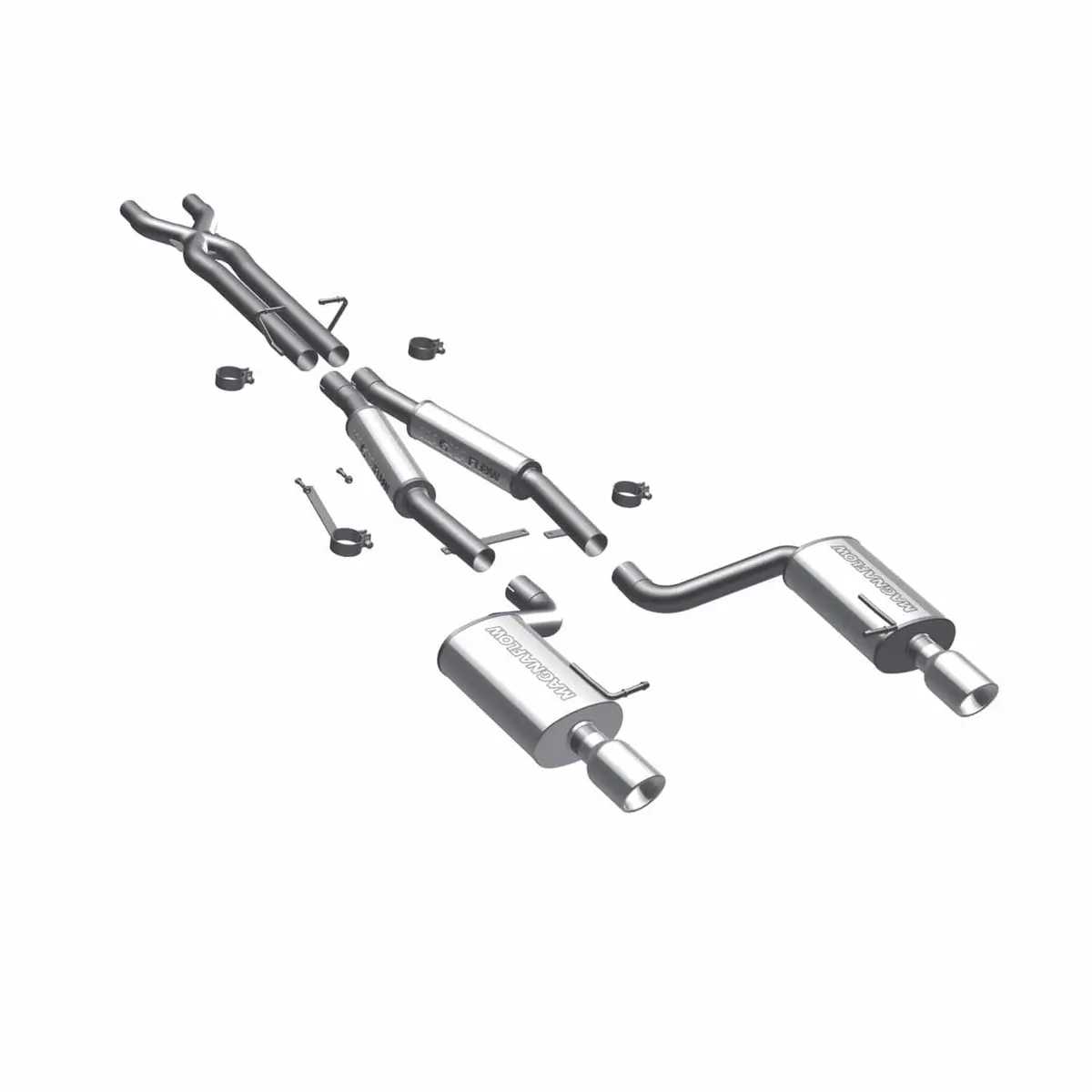 Magnaflow Touring Series Stainless Steel Cat-Back Exhaust System – Quiet Yet Aggressive Tone 1