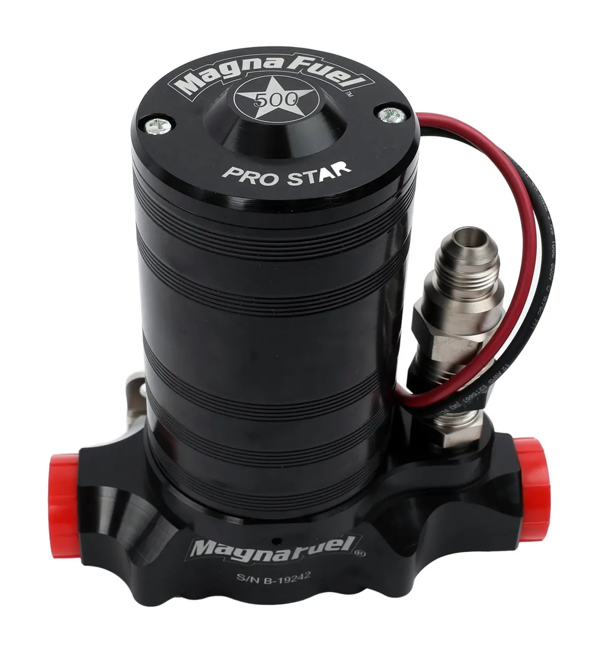 Magnafuel Prostar 500 High-Output Electric Fuel Pump – Black Anodized Housing 1