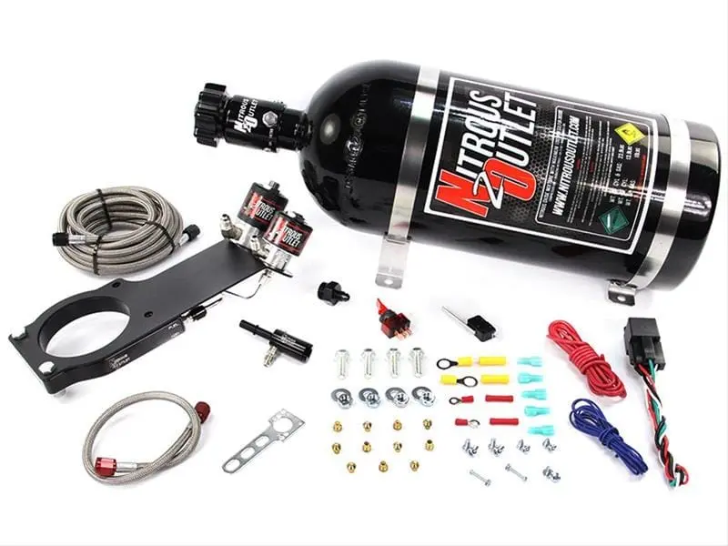 Nitrous Outlet 00-10154-Msd-12 Hardline Nitrous Plate System With Msd Integration 1