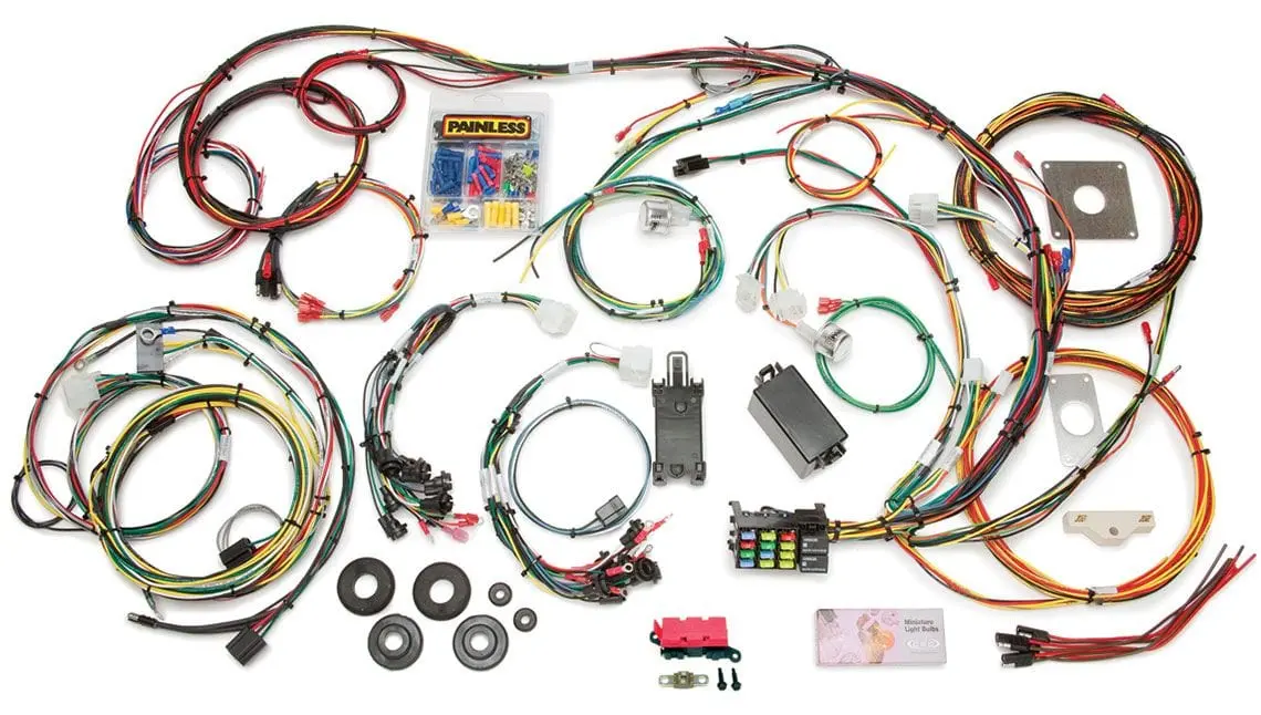 22-Circuit Wiring Harness Kit For 1965–1966 Ford Mustang – Pw20120 1